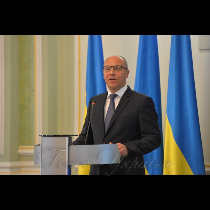 28 серпня 2018 у рамках XIII Наради керівників закордонних дипломатичних установ України відбувся виступ Голови Верховної Ради України Андрія Парубія