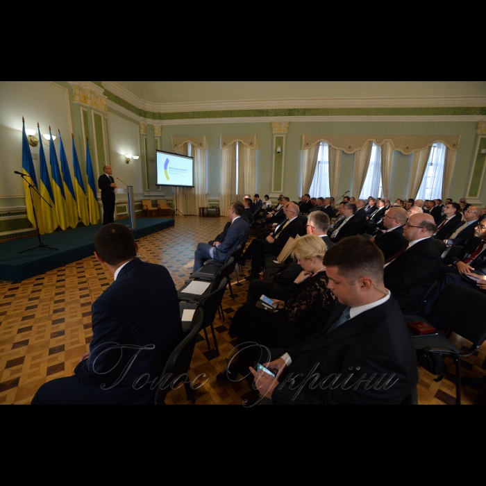 28 серпня 2018 у рамках XIII Наради керівників закордонних дипломатичних установ України відбувся виступ Голови Верховної Ради України Андрія Парубія