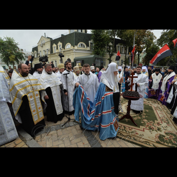 29 серпня 2018 День пам’яті загиблих у російсько-українській війні в Києві біля стіни пам’яті біля Михайлівського собору.