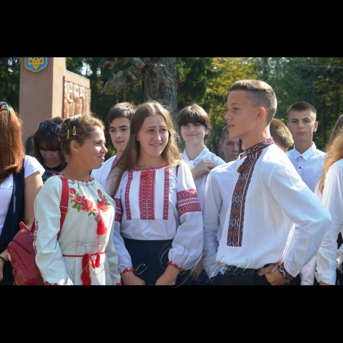 31 серпня 2018 Київська область. Немішаївський агротехнічний коледж. Посвята у студенти. 
