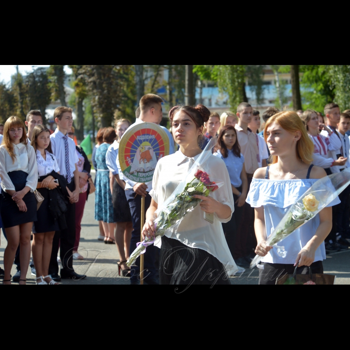 31 серпня 2018 Київська область. Немішаївський агротехнічний коледж. Посвята у студенти. 