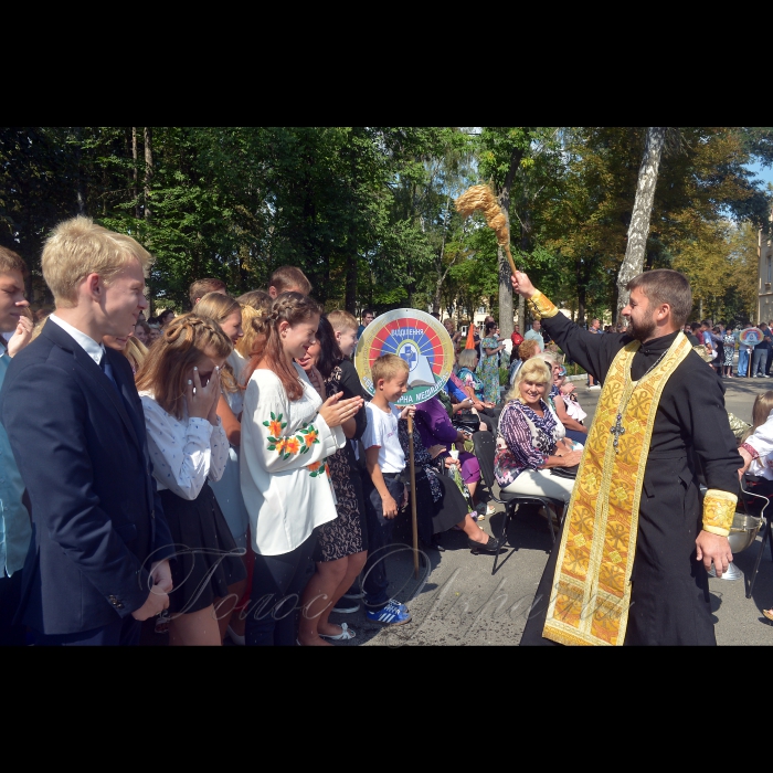 31 серпня 2018 Київська область. Немішаївський агротехнічний коледж. Посвята у студенти. 