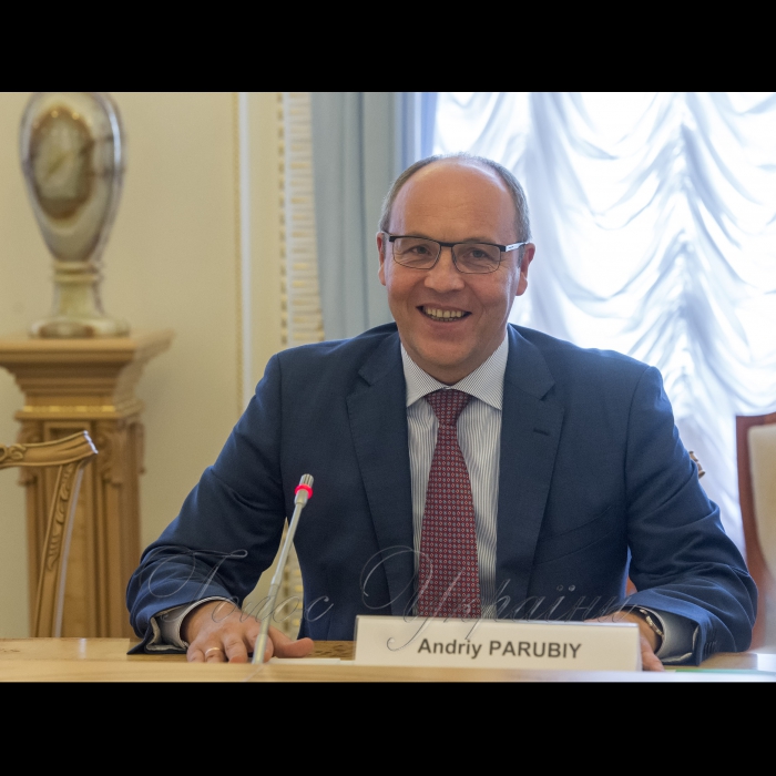 14 вересня 2018
Зустріч Голови Верховної Ради України Андрія Парубія з координатором програм Європейського Парламенту з підвищення інституційної спроможності Верховної Ради України Петем Коксом.