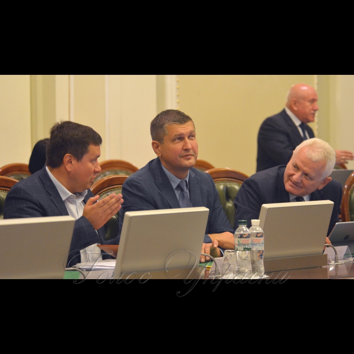 17 вересня 2018 засідання погоджувальної ради.
Олександр Данченко (сам) Віктор Попов (поз.) Олександр Співаковський (БП).
