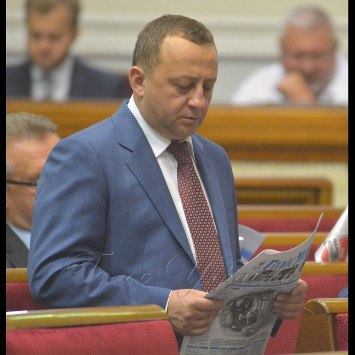 18 вересня 2018 засідання Верховної Ради України.
Василь Яницький БП.