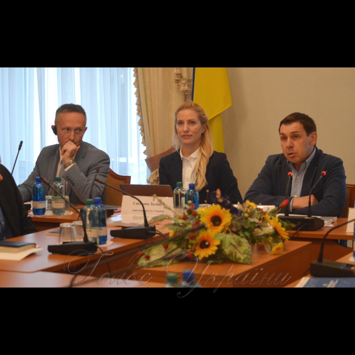 24 вересня 2018 у Комітеті Верховної Ради України відбувся міжнародний круглий стіл «Проблеми законодавчого забезпечення проведення референдумів в Україні». 
Директор IFES Україна, старший радник з питань виборів IFES Пітер Ербен,  народні депутати Олександр Черненко та Світлана Заліщук.
