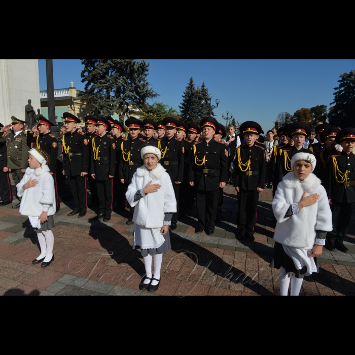 12 жовтня 2018 урочистості присвячені 10 - річному ювілею урочистої церемонії вручення погонів учням кадетських класів. 
Урочиста церемонія вручення погонів учням кадетських класів ліцею – інтернату №23 «Кадетський корпус» - Площа Конституції, м. Київ. 