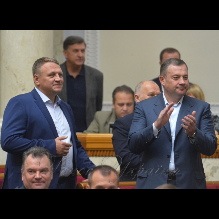 16 жовтня 2018 засідання ВР України.
Олександр Шевченко БП, Ярослав Дубневич БП.