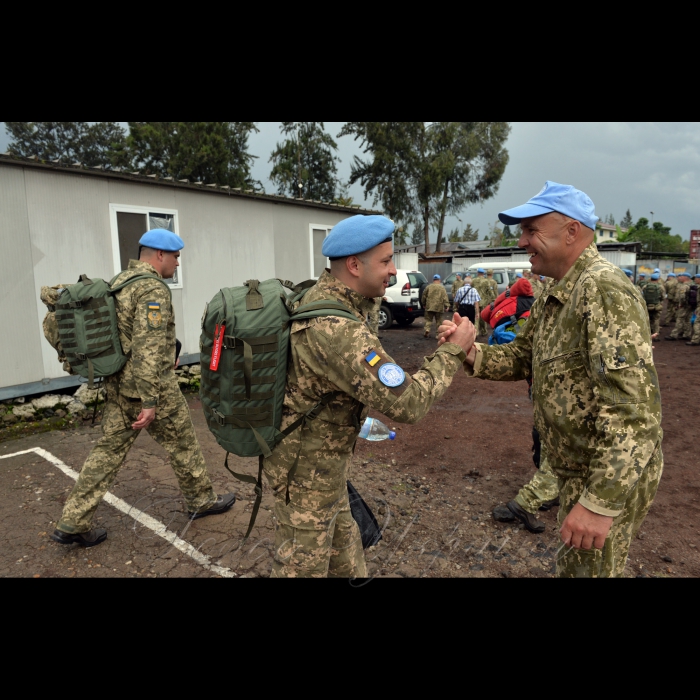 17 жовтня 2018 відбувся перший етап 9-ї ротації 18-го окремого вертолітного загону зі стабілізації в Демократичній Республіці Конго. Зі Львова літаком Збройних Сил україни ІЛ-76 до місця базування загону в аеропорту Гома прилетіло 131 військовиків ЗСУ, які будуть півроку нести службу в африканській країні. 