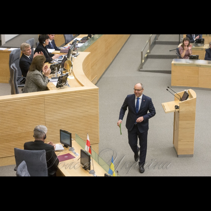 13 листопада 2018 візит Голови Верховної Ради України А.В.Парубія до Литовської Республіки для участі у роботі 9-ї сесії Міжпарламентської асамблеї Сейму Литовської Республіки, Сейму і Сенату Республіки Польща 
та Верховної Ради України.
Участь Голови Верховної Ради України Андрія Парубія у пленарному засіданні Сейму Литовської Республіки.