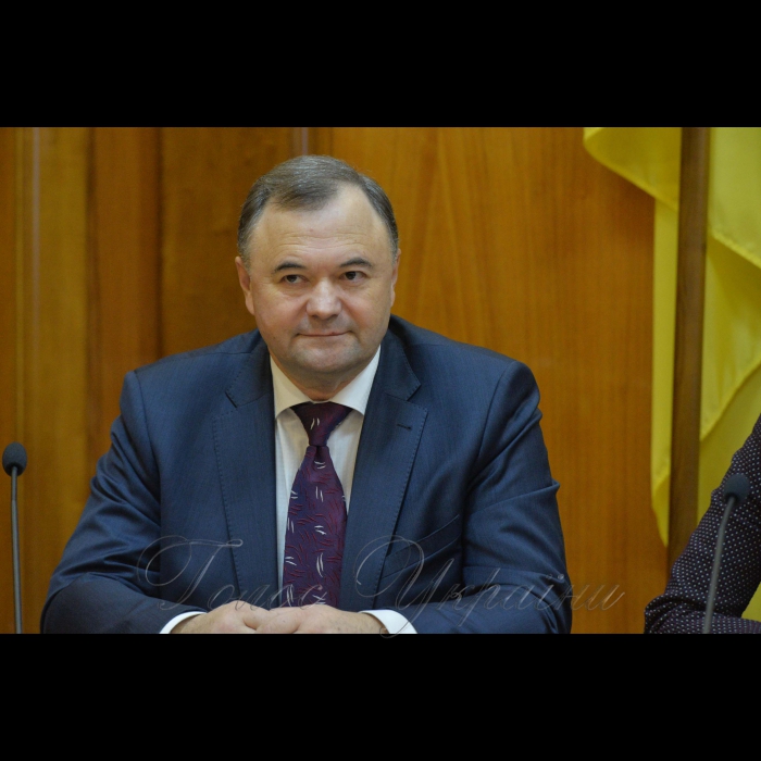 13 листопада 2018 пресконференція у ЦВК присвячена 21-річчю з дня створення Центральної виборчої комісії.
Член ЦВК Олег Конопольський.