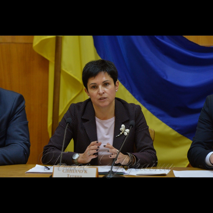 13 листопада 2018 пресконференція у ЦВК присвячена 21-річчю з дня створення Центральної виборчої комісії.
Голова ЦВК Тетяна Сліпачук.
