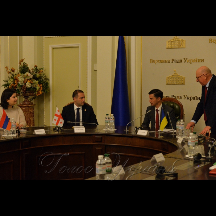 13 листопада 2018 конференція апаратів парламентів країн Європи у Верховній Раді України.
Представник Вірменії Тамар Зоделава, представник Грузії Гіві Міканадзе, перший заступник керівника апарату - керуючий справами ВР України Петро Боднар, заступник керівника апарату - керівник головного юридичного управління Михайло Теплюк, заступник керівника апарату Микола Шевчук, Теплюк Михайло заступник керівника апарату - керівник Головного юридичного управління.