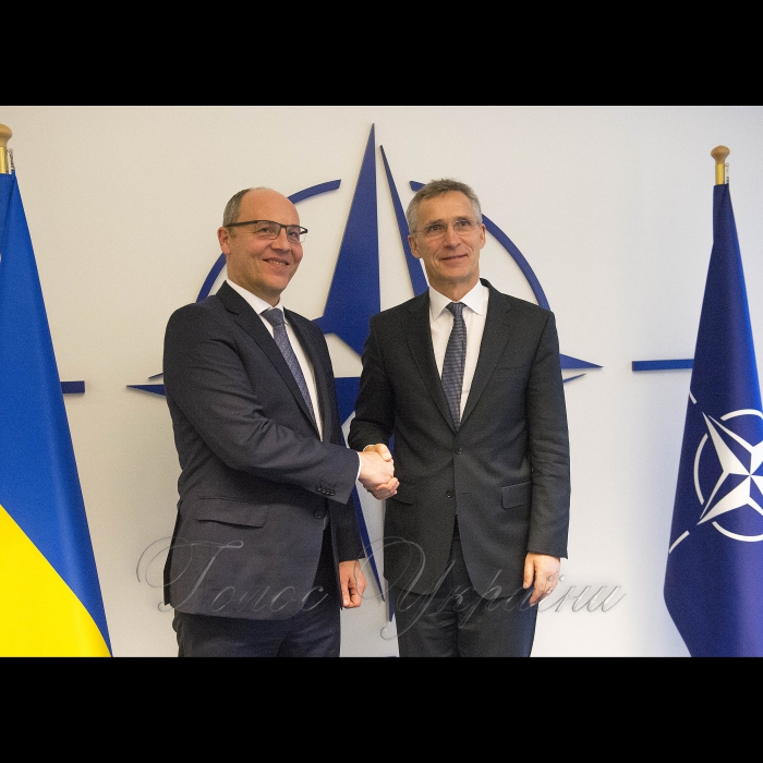 27 листопада 2018 робочий візит Голови Верховної Ради України Андрія Парубія до інституцій Європейського Союзу, НАТО та Королівства Бельгія.
Зустріч Голови Верховної Ради України Андрія Парубія з Генеральним Секретарем НАТО Єнсом Столтенбергом.