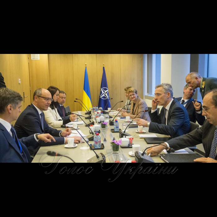 27 листопада 2018 робочий візит Голови Верховної Ради України Андрія Парубія до інституцій Європейського Союзу, НАТО та Королівства Бельгія.
Зустріч Голови Верховної Ради України Андрія Парубія з Генеральним Секретарем НАТО Єнсом Столтенбергом.