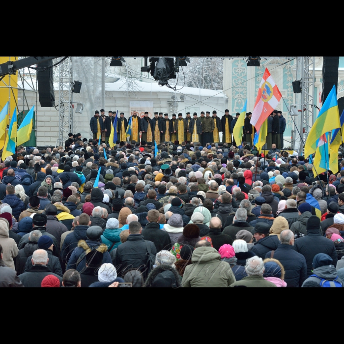 15 грудня 2018 Голова ВР України Андрій Парубій, президент України Петро Порошенко взяли участь у Об’єднавчому соборі українських православних церков, що пройшов у Софії Київській. 