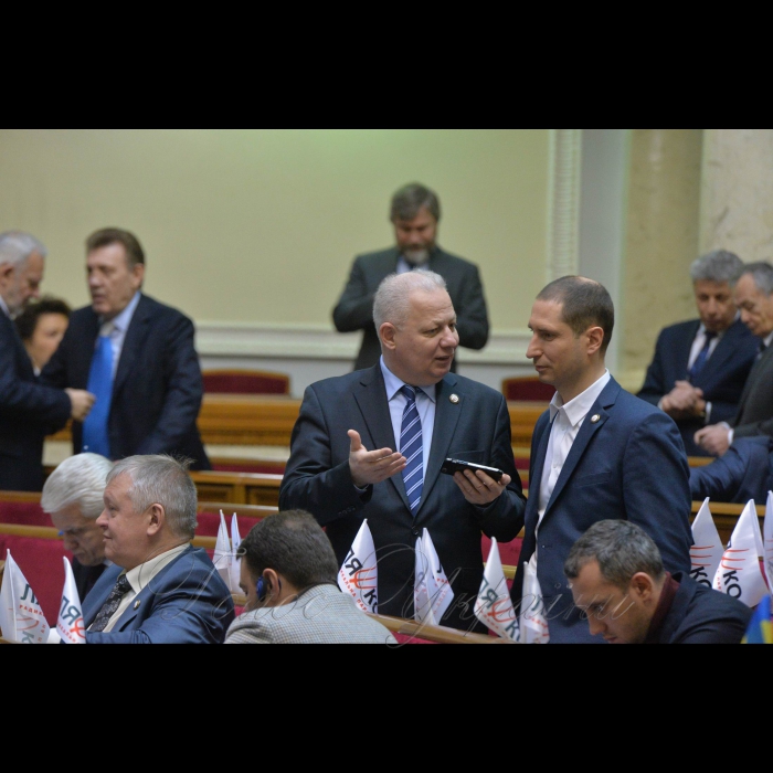 16 січня 2019 пленарне засідання Верховної Ради України.
Голова Верховної Ради України А. Парубій, відкривши ранкове пленарне засідання, нагадав, що 16 січня неофіційно називають Днем українських кіборгів.
Віктор Вовк, Денис Силантьєв-обоє РП.