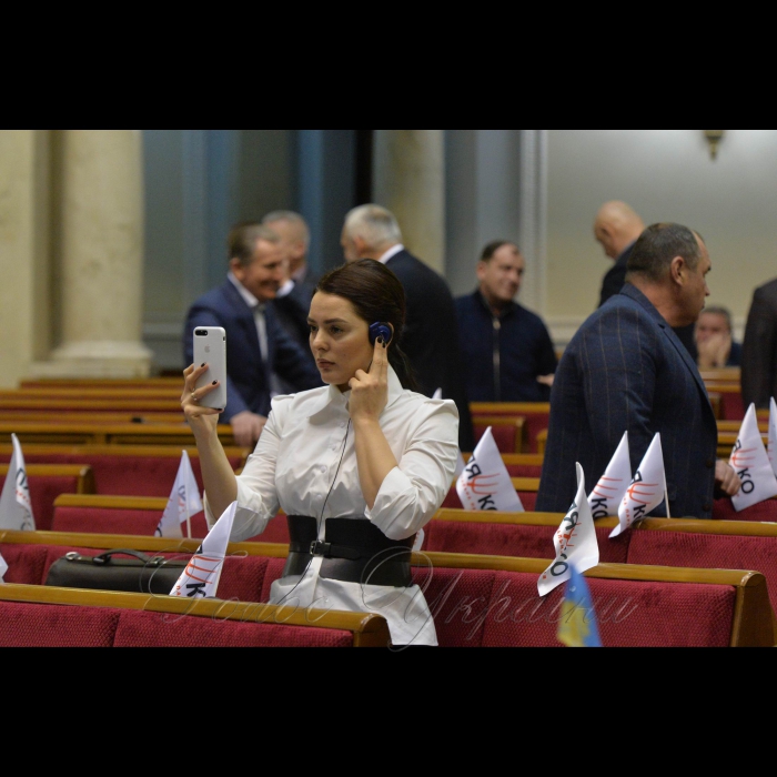 18 січня 2019 пленарне засідання Верховної Ради України.
Голова Верховної Ради України Андрій Парубій, відкривши ранкове засідання, зазначив, що сьогодні останній сесійний день дев’ятої сесії. 
Головуючий повідомив, що у сесійній залі присутні члени Кабінету Міністрів на чолі з Першим віце-прем’єр-міністром Степаном Кубівим. 
Розпочалася «година запитань до Уряду».
Валерія Заружко – РП.