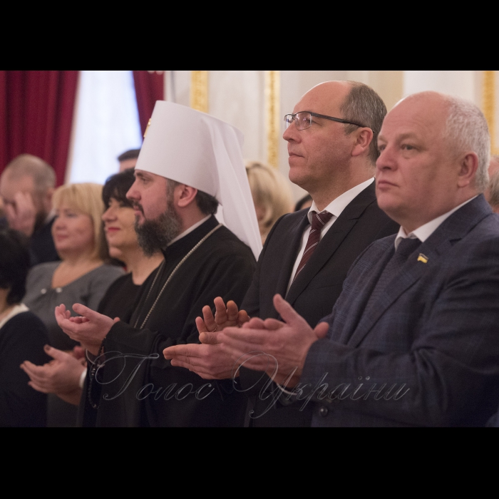 22 січня 2019 урочистості у Маріїнському палаці з нагоди Дня Соборності України та 100-річчя проголошення Акту злуки Української Народної Республіки та Західноукраїнської Народної Республіки за участі Голови Верховної Ради України Андрія Парубія, Президента України Петра Порошенко. Степан Кубів, митрополит Єпіфаній.