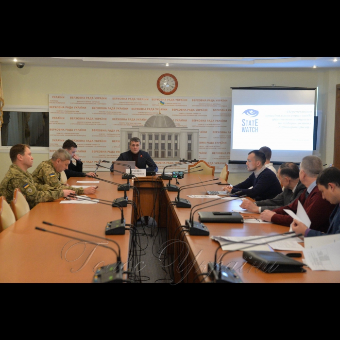 24 січня 2019 засідання підкомітету з питань взаємодії з громадянським суспільством Комітету Верховної Ради України з питань запобігання і протидії корупції на тему: 