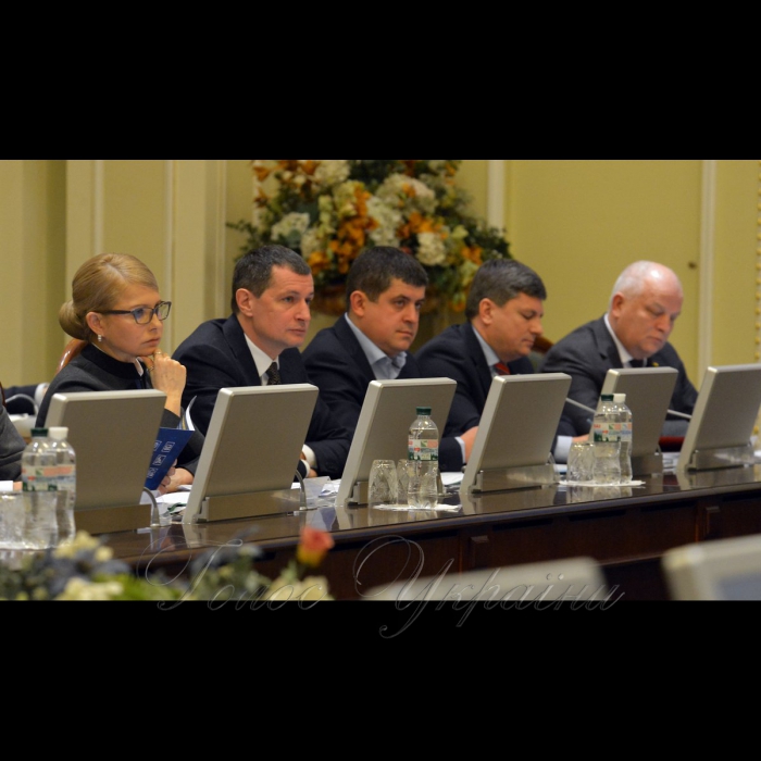 4 лютого 2019 погоджувальна Ради у Верховній Раді України.
Юлія Тимошенко (Б), Роман Семенуха (Сам), Максим Бурбак (НФ), Артур Герасимов (БП), 1-й віце-прем’єр міністр Степан Кубів.