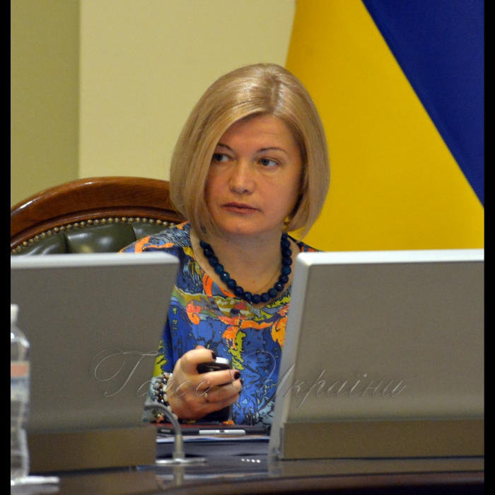 4 лютого 2019 погоджувальна Ради у Верховній Раді України.
Ірина Геращенко.