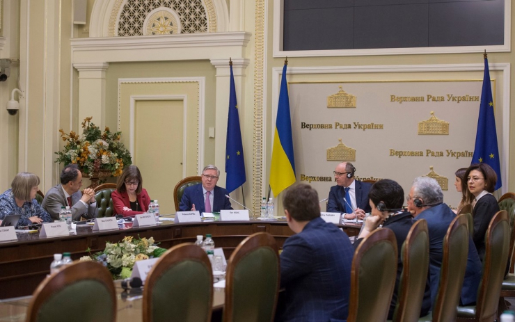 15 лютого 2019 Голова Верховної Ради України Андрій Парубій взяв участь у «круглому столі» на тему: «Ефективна реалізація Угоди про асоціацію між Україною та ЄС як основний елемент європейської інтеграції України».