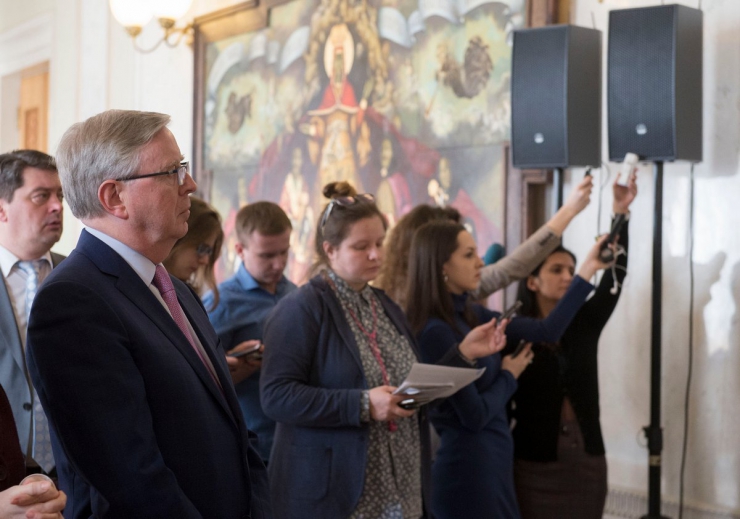 15 лютого 2019 урочисте відкриття Порталів: «Конституція України», «Акт проголошення незалежності України» 
У церемонії взяли участь Голова Верховної Ради України А.Парубій та Президент Європейського Парламенту 2002-2004 років П.Кокс, перший заступник Керівника Апарату - керуючий справами Петро Боднар.