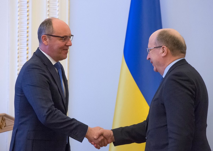 15 лютого 2019 зустріч Голови Верховної Ради України А.В.Парубія з кандидатом на посаду Генерального Секретаря Ради Європи, Прем’єр-міністром Литовської Республіки  1999-2000 та 2008-2012 років А.Кубілюсом.