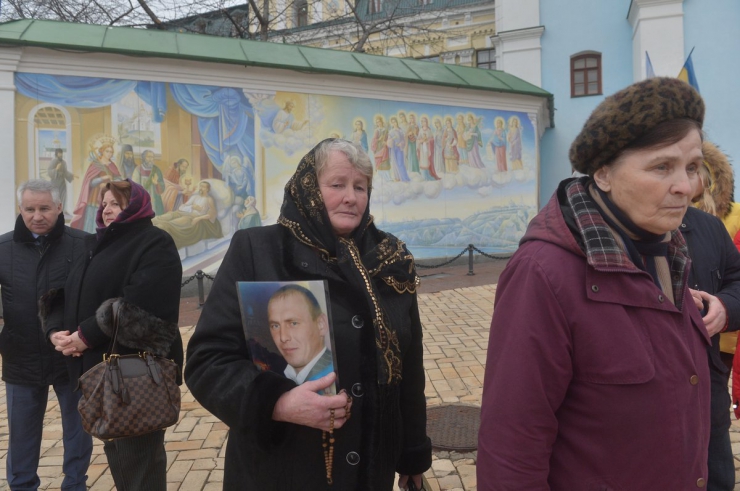 20 лютого 2019 Київ. Молебен та хода пам’яті загиблих під час Революції Гідності.
