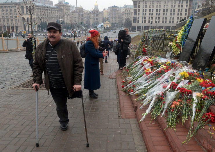 20 лютого 2019 Київ. Молебен та хода пам’яті загиблих під час Революції Гідності.
