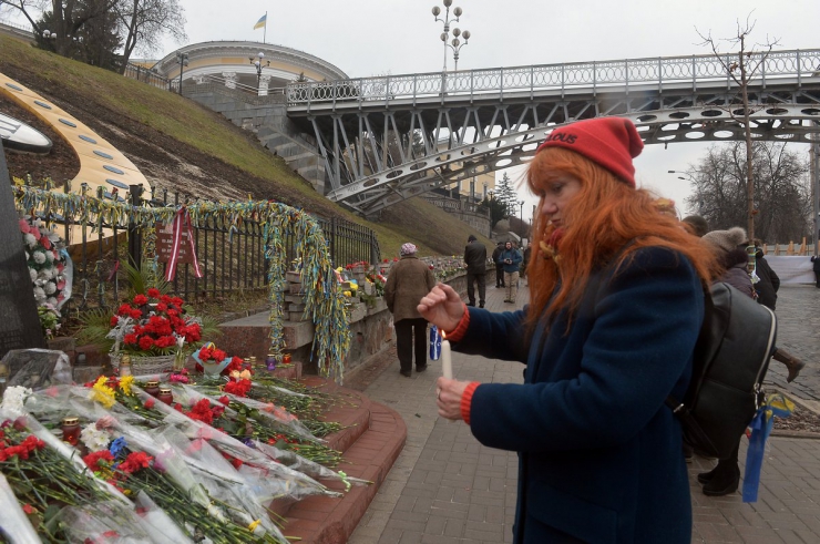 20 лютого 2019 Київ. Молебен та хода пам’яті загиблих під час Революції Гідності.
