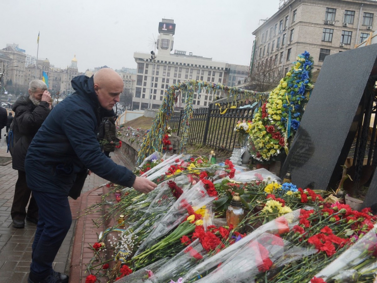20 лютого 2019 Київ. Молебен та хода пам’яті загиблих під час Революції Гідності.
