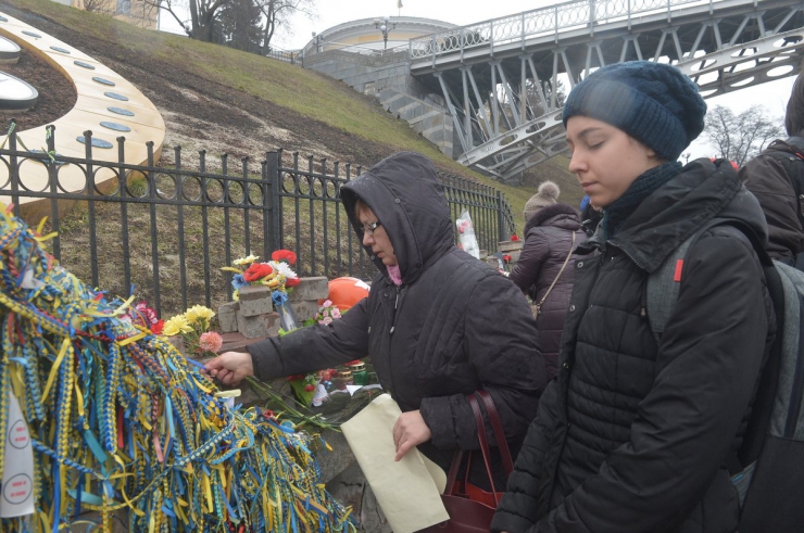 20 лютого 2019 Київ. Молебен та хода пам’яті загиблих під час Революції Гідності.
