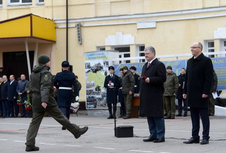 14 березня 2019 Голова Верховної Ради України Андрій Парубій, Президент України Петро Порошенко взяли участь в урочистих заходах з нагоди Дня українського добровольця, які відбулись на території військової частини №3066 Північного Київського територіального управління Національної гвардії України.