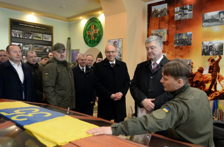 14 березня 2019 Голова Верховної Ради України Андрій Парубій, Президент України Петро Порошенко взяли участь в урочистих заходах з нагоди Дня українського добровольця, які відбулись на території військової частини №3066 Північного Київського територіального управління Національної гвардії України.