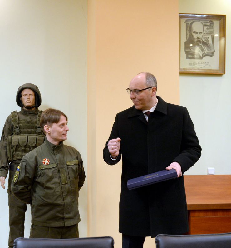 14 березня 2019 Голова Верховної Ради України Андрій Парубій, Президент України Петро Порошенко взяли участь в урочистих заходах з нагоди Дня українського добровольця, які відбулись на території військової частини №3066 Північного Київського територіального управління Національної гвардії України. Лейтенант Володимир Пастушок позивний 
