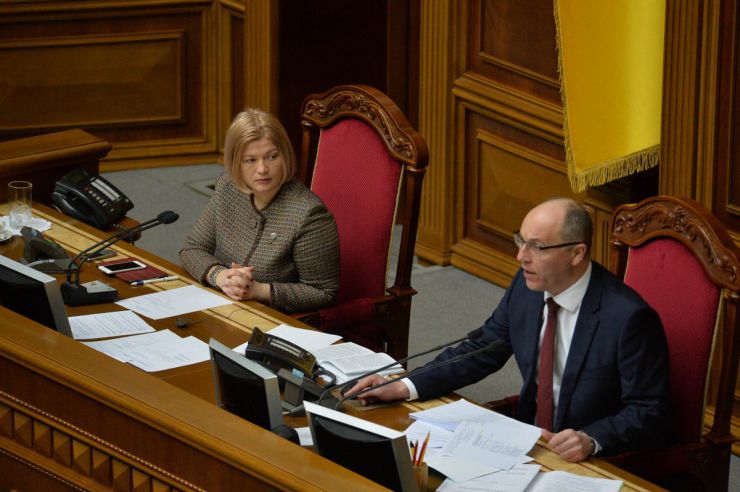 14 березня 2019 пленарне засідання Верховної Ради України.
Народні депутати продовжили розгляд проекту Закону про забезпечення функціонування української мови як державної (№ 5670-д), розгляд якого у другому читанні було розпочато 28 лютого. 
І.Геращенко запросила на трибуну голову Комітету з питань культури і духовності Миколу Княжицького.
