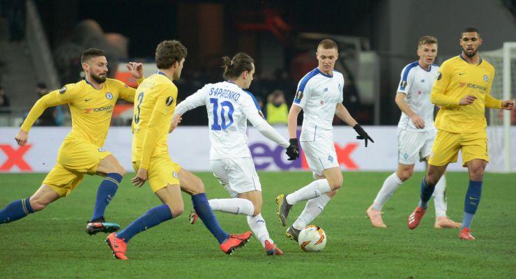 14 березня 2019 Київ, НСК Олімпійський, Ліга Європи УЄФА 1-8 фінала. Динамо-Челсі 0-5.