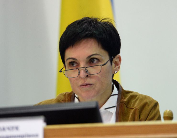 Прес-конференція за участю Голови Центральної виборчої Комісії Тетяни Сліпачук, заступників Голови, секретаря Комісії та членів Комісії щодо попередніх підсумків голосування з виборів Президента України. Голова Центральної виборчої Комісії  Тетяна Сліпачук