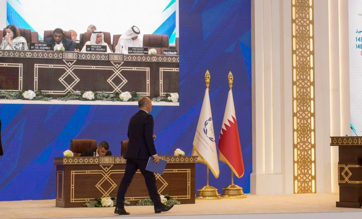 7 квітня 2019 візит Голови Верховної Ради України Андрія Парубія до Держави Катар для участі у 140-й Асамблеї Міжпарламентського Союзу. (м. Доха, 4-8 квітня 2019 року).
Участь Голови Верховної Ради України А.Парубія у загальних дебатах 140-ї Асамблеї Міжпарламентського Союзу.