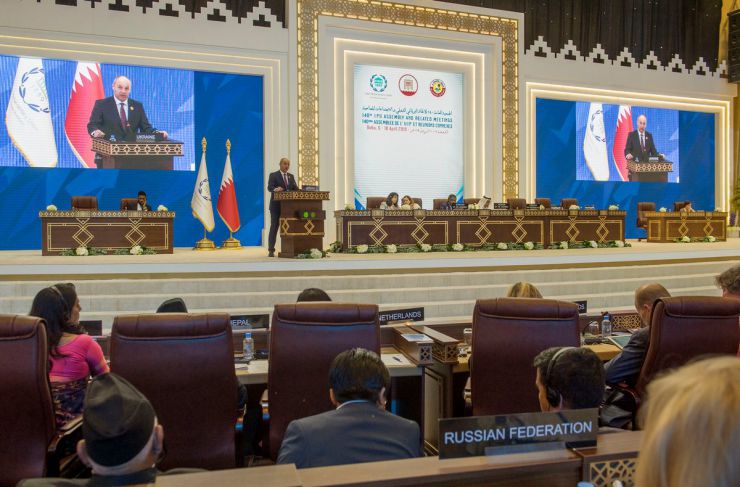 7 квітня 2019 візит Голови Верховної Ради України Андрія Парубія до Держави Катар для участі у 140-й Асамблеї Міжпарламентського Союзу. (м. Доха, 4-8 квітня 2019 року).
Участь Голови Верховної Ради України А.Парубія у загальних дебатах 140-ї Асамблеї Міжпарламентського Союзу.