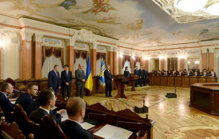 11 квітня 2019 урочисте прийняття присяги суддями Вищого Антикорупційного суду за участю голови ВР України Андрія Парубія, президента України Петра Порошенка, прем’єр-міністра України Володимира Гройсмана, голови Вищої ради правосуддя Ігора Бенедисюка та керівництва Вищого суду України.