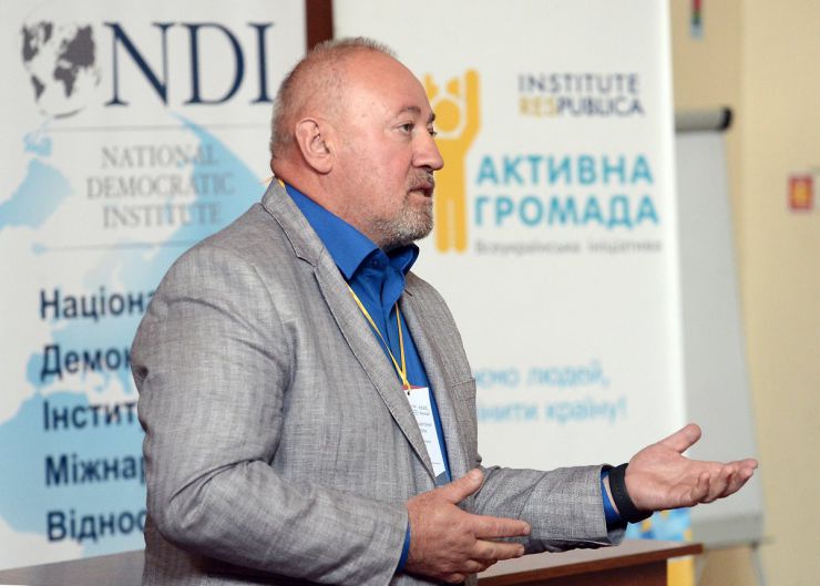 10 травня 2019 народний депутат України Віктор Чумак під час Національного дебатного турніру з політичних реформ (виборча, антикорупційна та реформа політичних фінансів) на тему