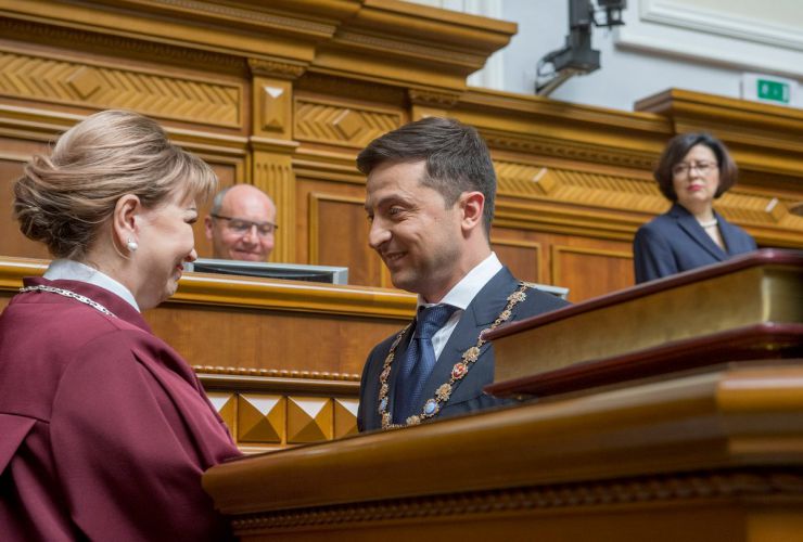 20 травня 2019 відбулося урочисте засідання Верховної Ради України, присвячене складенню присяги Українському народові новообраним Президентом України Зеленським В.О.