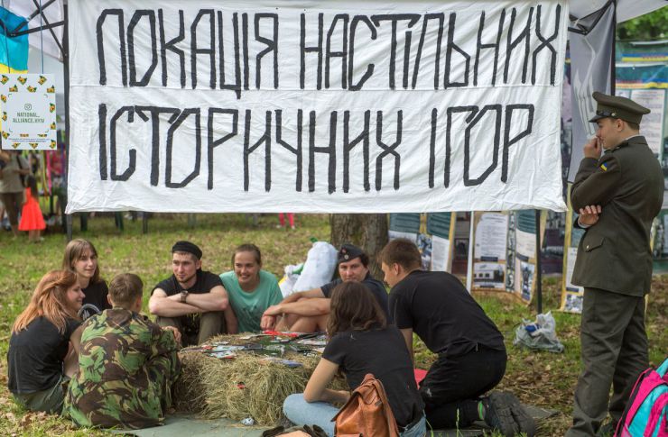 25 травня 2019 місто Боярка (Київська обл.). У рамках IV Всеукраїнського історично-музичного фестиваля «Під Покровом Тризуба» у Боярці що на Київщині, відбувся перший open-air 2019 року. Безумовно родзинкою цьогорічного дійства стала військово-історична реконструкція бою травня 1920 року. 