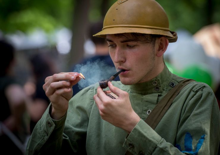 25 травня 2019 місто Боярка (Київська обл.). У рамках IV Всеукраїнського історично-музичного фестиваля «Під Покровом Тризуба» у Боярці що на Київщині, відбувся перший open-air 2019 року. Безумовно родзинкою цьогорічного дійства стала військово-історична реконструкція бою травня 1920 року. 
