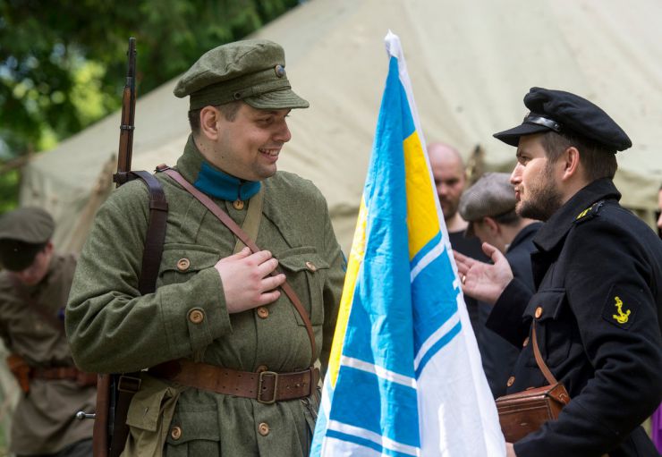 25 травня 2019 місто Боярка (Київська обл.). У рамках IV Всеукраїнського історично-музичного фестиваля «Під Покровом Тризуба» у Боярці що на Київщині, відбувся перший open-air 2019 року. Безумовно родзинкою цьогорічного дійства стала військово-історична реконструкція бою травня 1920 року. 