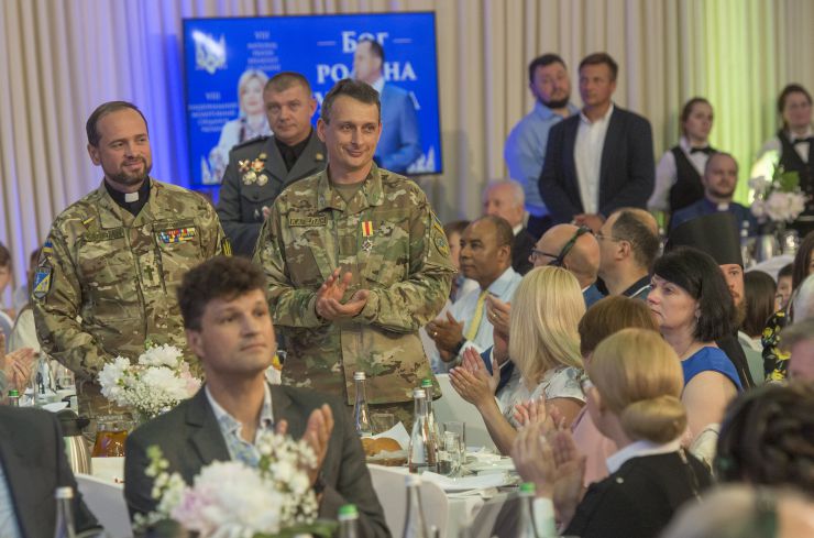Голова Верховної Ради України Андрій Парубій взяв участь у Молитовному сніданку,
який проходив у  Міжнародному конгрес-центрі 