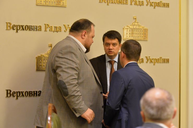 Засідання депутатської робочої групи під керівництвом Дмитра Разумкова з підготовки сесії Верховної Ради. Руслан Стефанчук